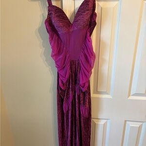Elegant Purple Evening Gown